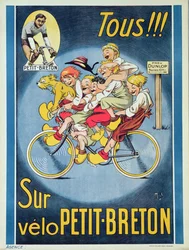 "Alla på Petit-Breton-cykeln", reklam för en cykel